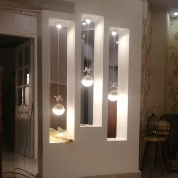 IMAGEN: trabajo 2 de 13 — muro divisorio terminado separando dos ambientes