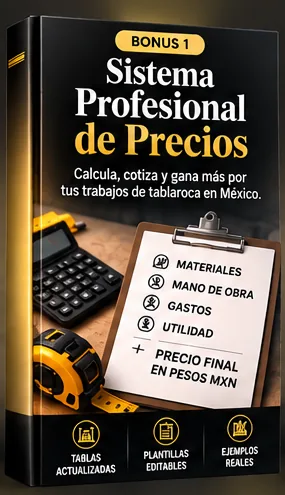 IMAGEN: mockup del bonus 1 de 10 — Sistema Profesional de Precios