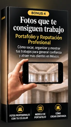 IMAGEN: mockup del bonus 4 de 10 — Portafolio y Reputación Profesional