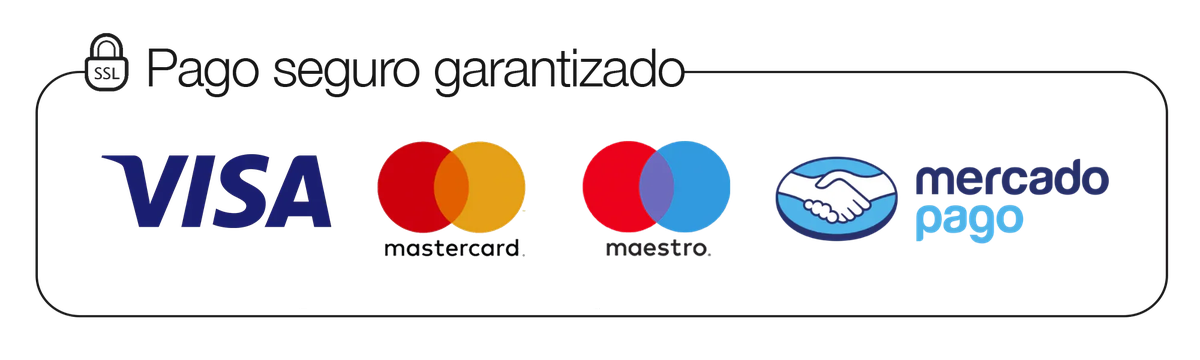 IMAGEN: la tira de logos de los medios de pago que acepta el checkout